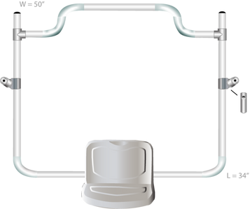 RMR 1-Bay Frame with Low-Back Seat for PhatCat and Thundercloud
